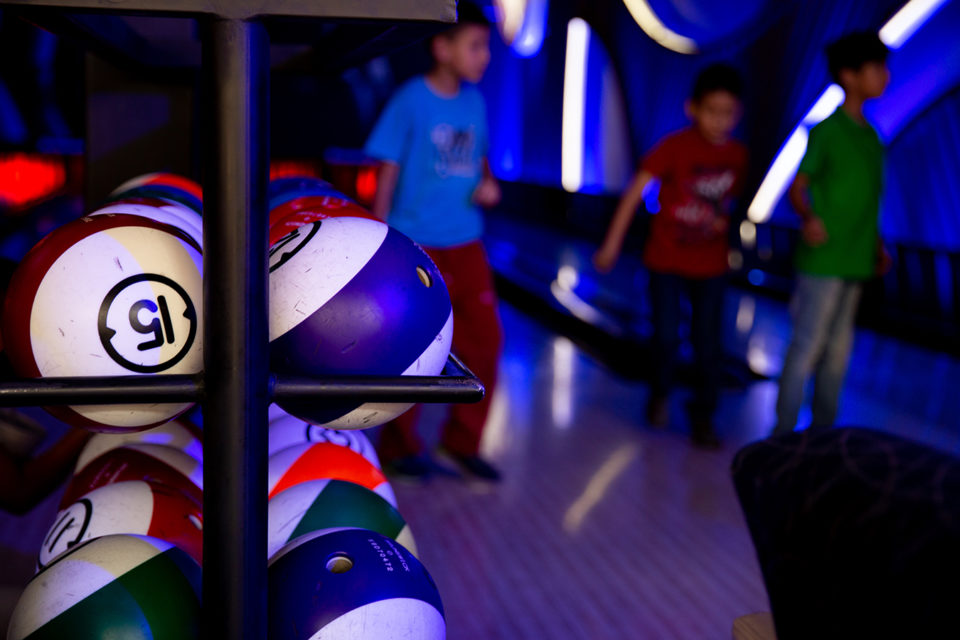 Fotografías para redes sociales del Bowling Center Place.